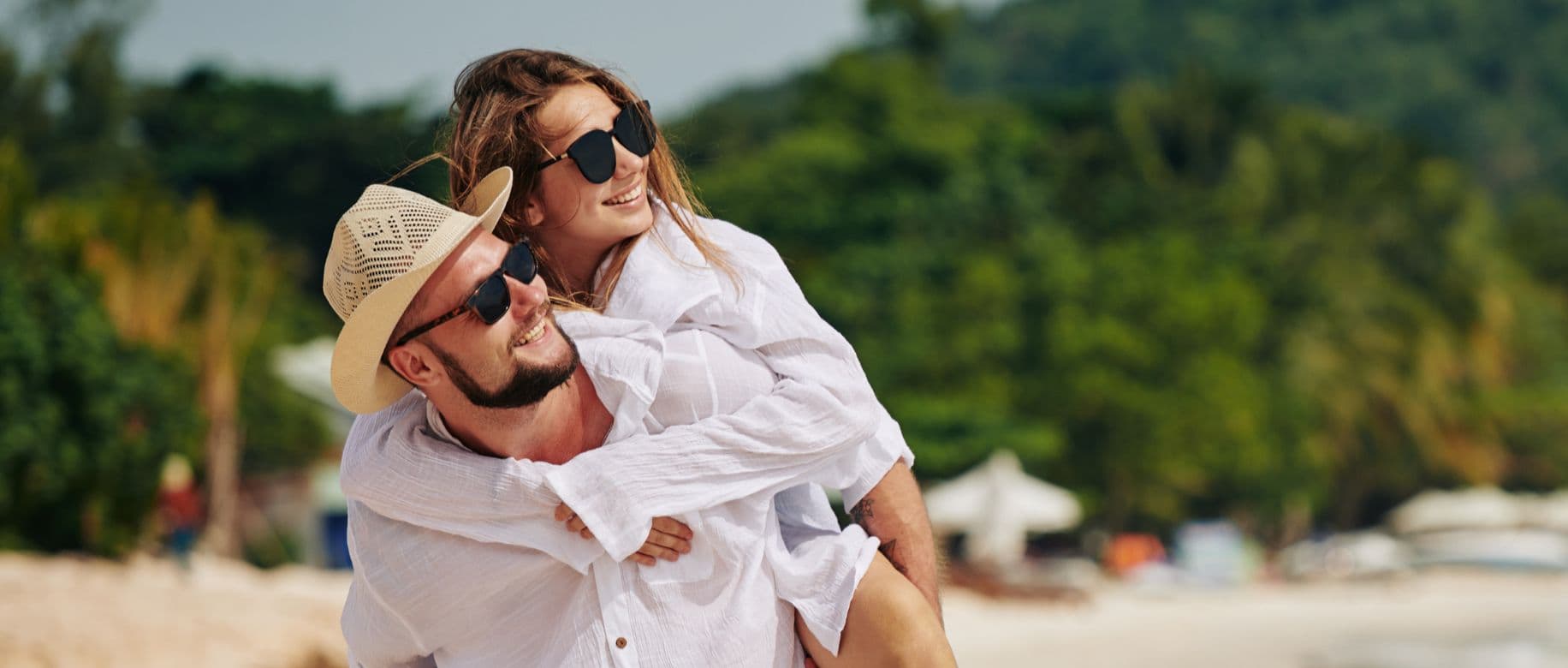 couple on the beach