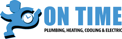 On time plumbing logo