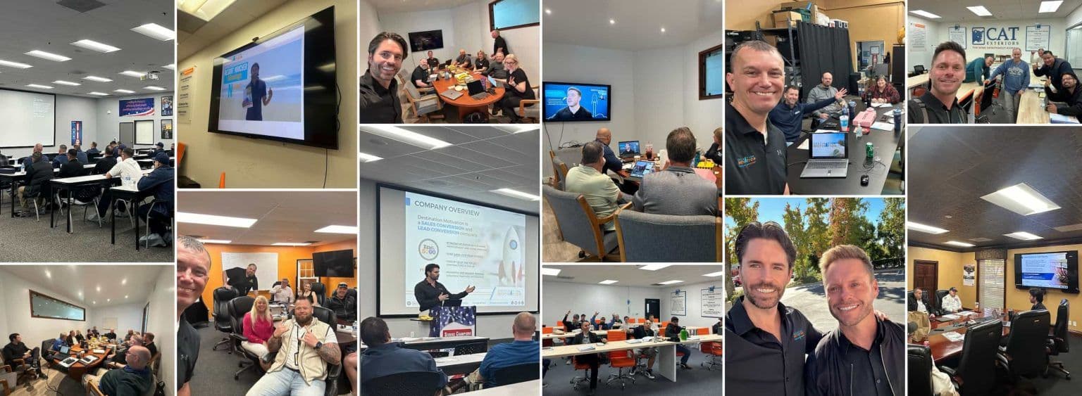 our training program collage